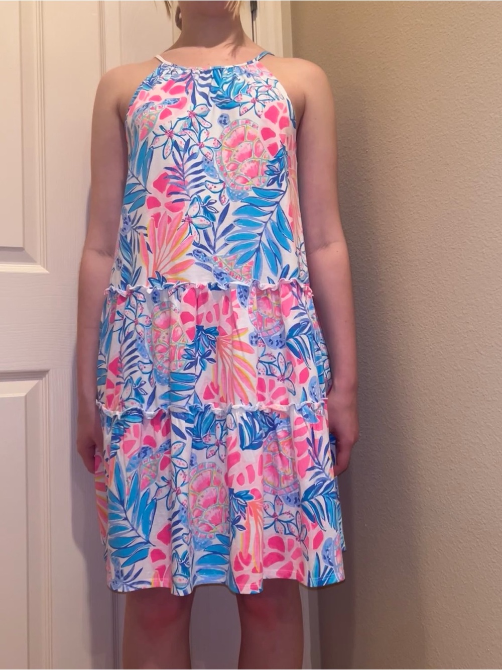 Lilly Pulitzer Rainforest Retreat Evalyn Dress Size S Cotton